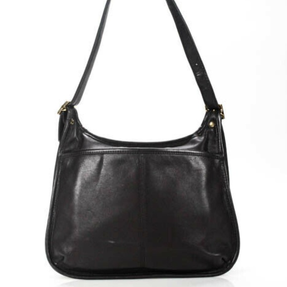 Giani Bernini Brown Leather Gold Buckle purse Bag - Picture 4 of 8